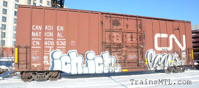 Car/wagon CN406532 right side / coté droit